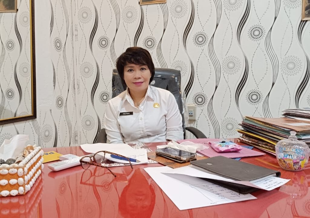 Kepala DP Banggai, Ferlin Monggesang. [Foto : Luwukpost.id]